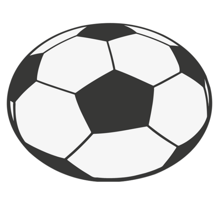 Vinyl Teppich Spiele fußballkugel - TenStickers