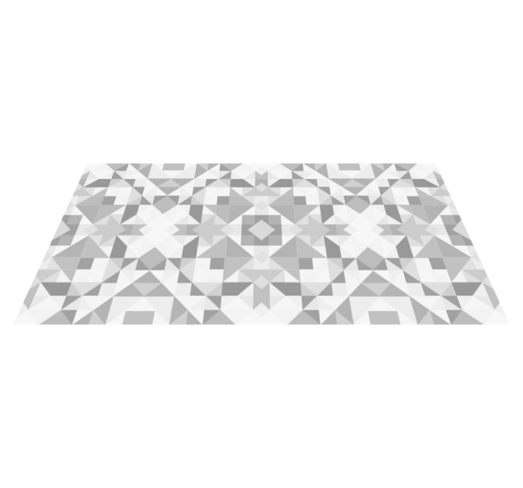 Vinyl teppich geometrisch abstrakt - TenStickers