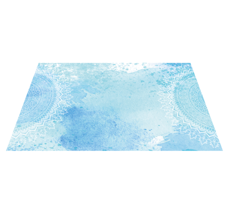 Vinyl teppich mandala farbexplosion - TenStickers
