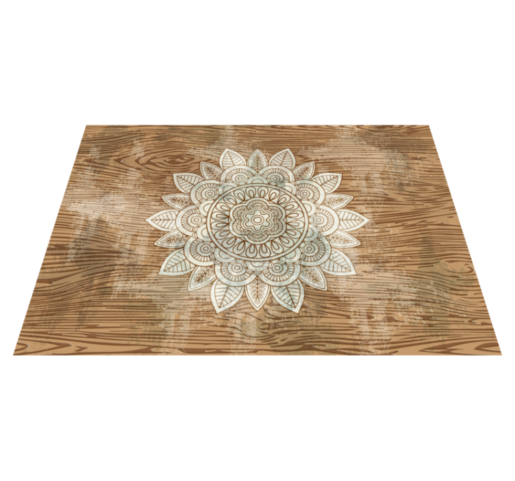 Vinyl teppich mandala mittelpunkt - TenStickers