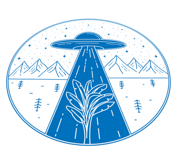 Vinylteppich kindlich ufo-abenteuer - TenStickers