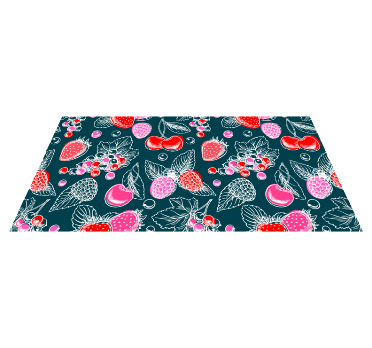 Vinyl Teppich Küche abbildung der fruchtanordnung - TenStickers