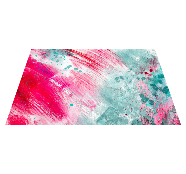 Vinyl Teppich modern farbtupfer - TenStickers