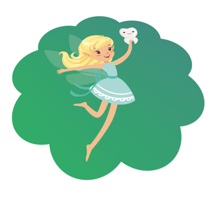 Vinyl Teppich Kinderzimmer zahnfee-fantasie - TenStickers