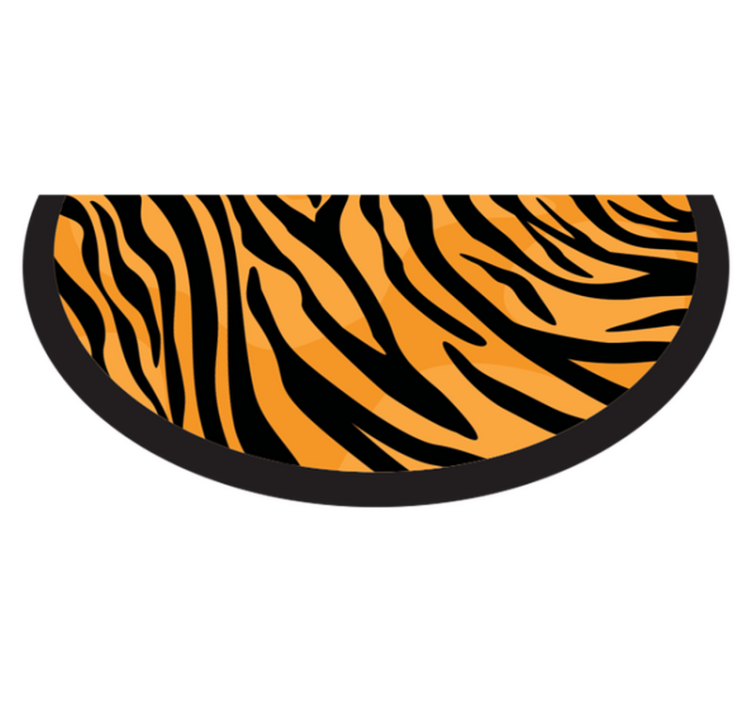 Vinyl Teppich Tiermuster tigerstreifen-design - TenStickers