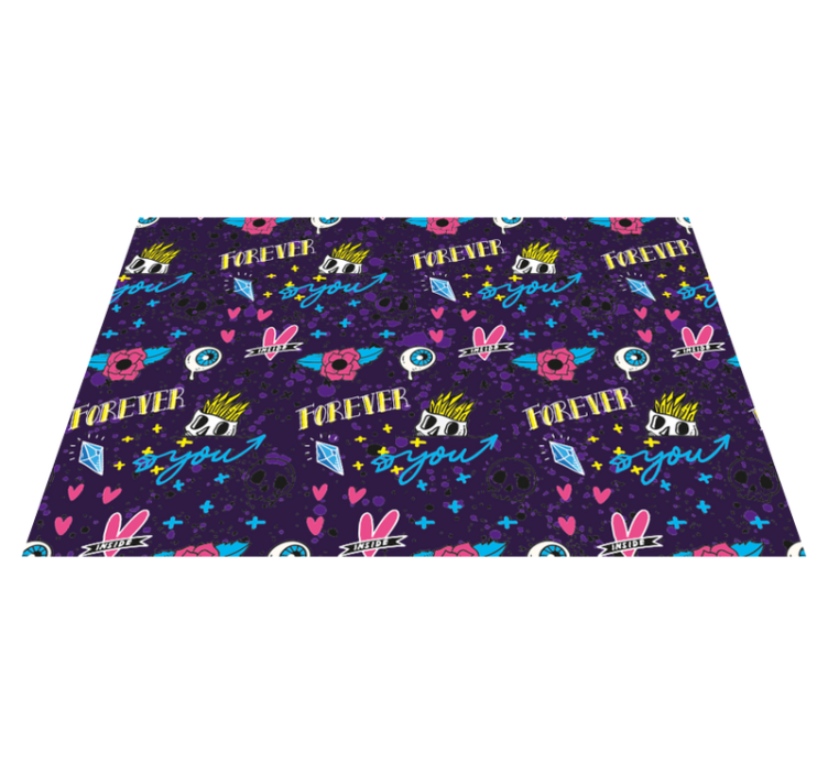 Vinylteppich kindlich für immer, du gestaltest - TenStickers