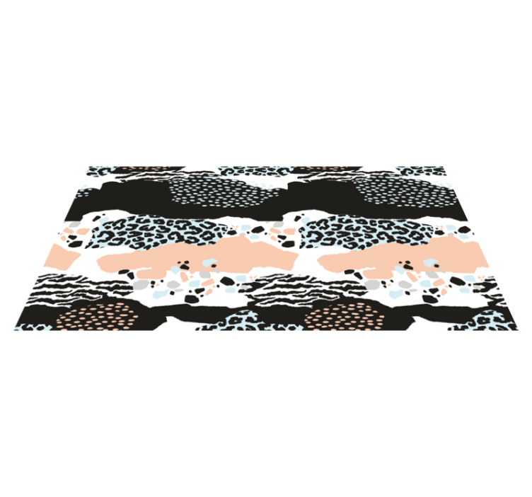 Vinyl Teppich Tiermuster elegantes leopardenmuster - TenStickers