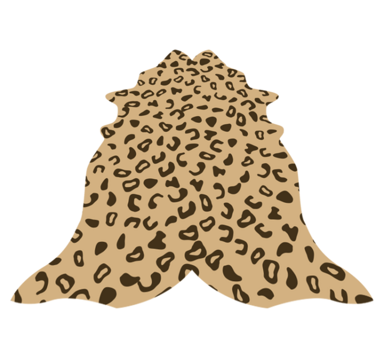 Vinyl Teppich Tiermuster leopardenmuster - TenStickers