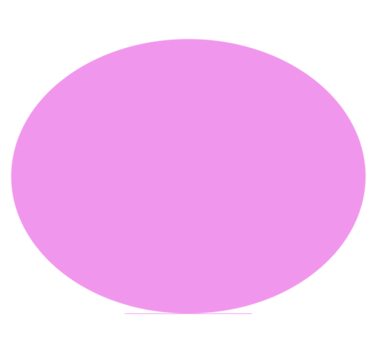 Vinyl Teppich lila lebendiger, runder schirm - TenStickers