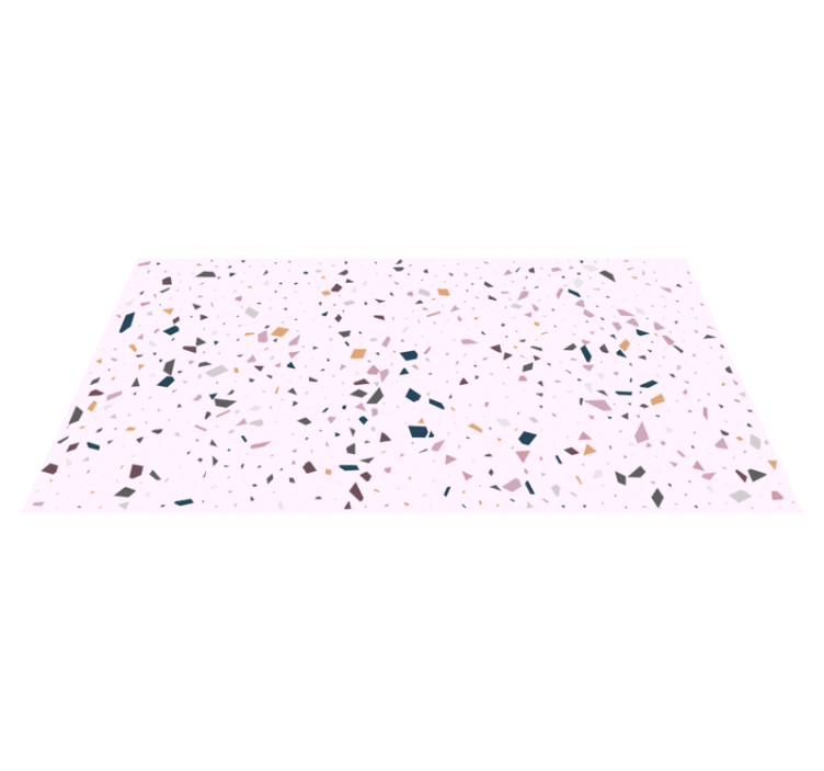 Vinyl Teppich küche Klassischer rosa terrazzo - TenStickers