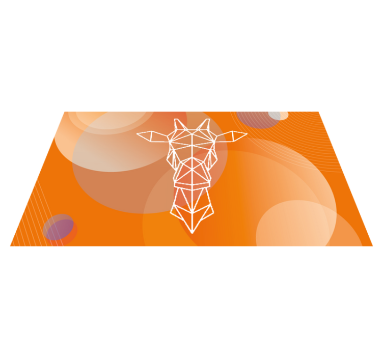 Vinyl Teppich modern abstrakte geometrische muster - TenStickers