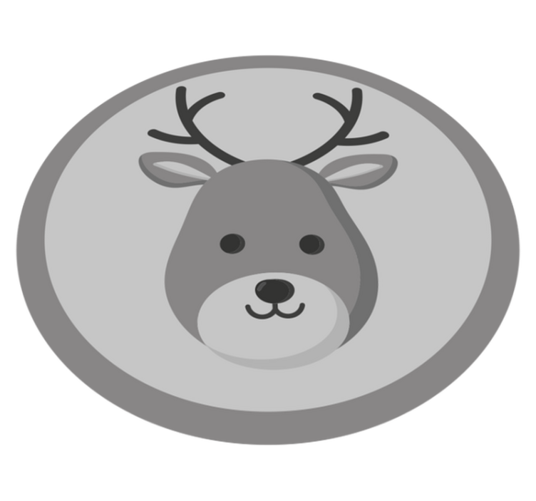 Vinyl Teppich Baby graues rehbaby - TenStickers