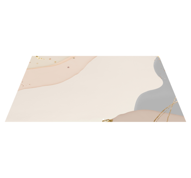 Vinyl Teppich minimalistisch abstrakte sanfte wellen - TenStickers