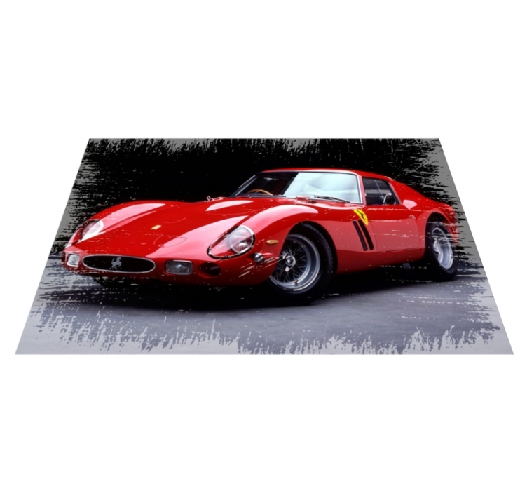 Vinyl Teppich Jugendzimmer klassischer roter sport - TenStickers