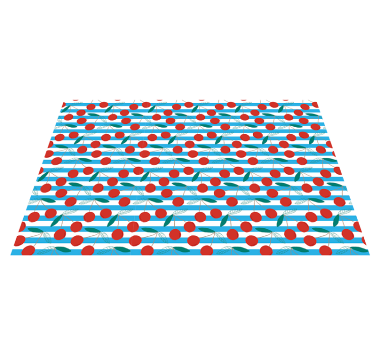 Vinyl Teppich Küche kirschblütenschau - TenStickers