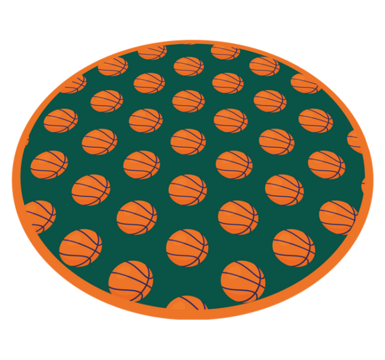Vinyl teppich straßen basketball idee - TenStickers