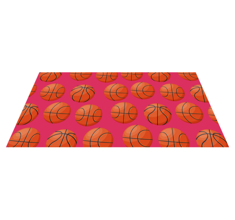 Vinylteppich kindlich basketball-motiv - TenStickers
