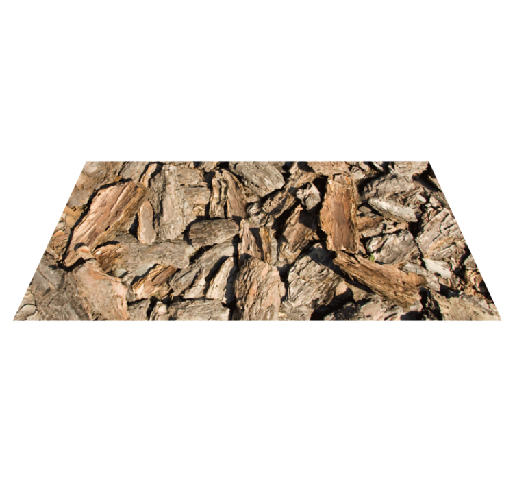 Vinylteppich Holzoptik natürliches rindendesign - TenStickers