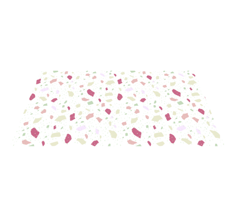 Vinylteppich kindlich dynamische bunte formen - TenStickers