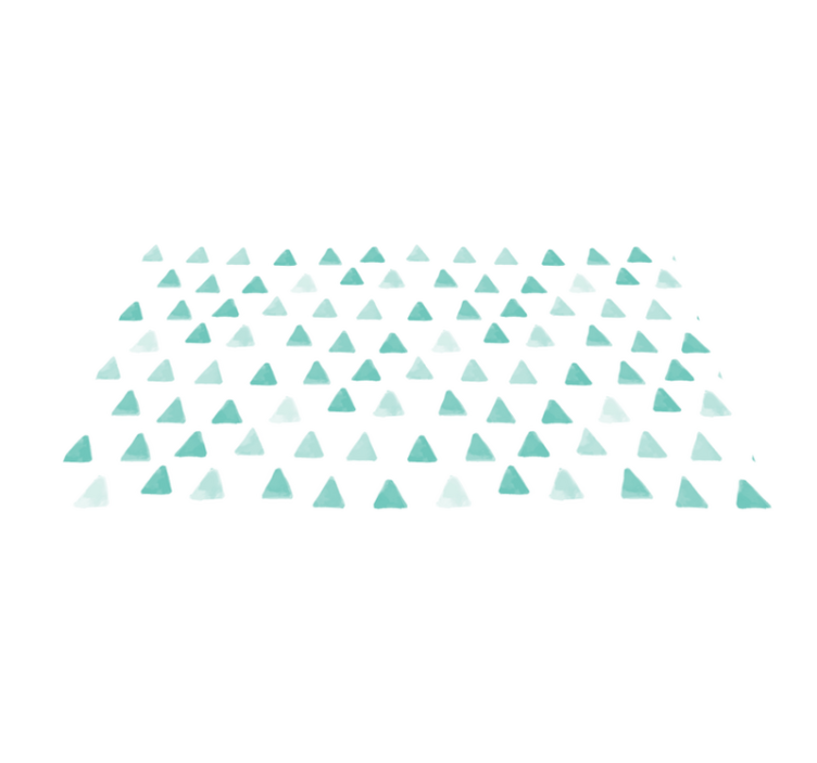 Vinyl teppich geometrisch mit dreieckigen motiven - TenStickers