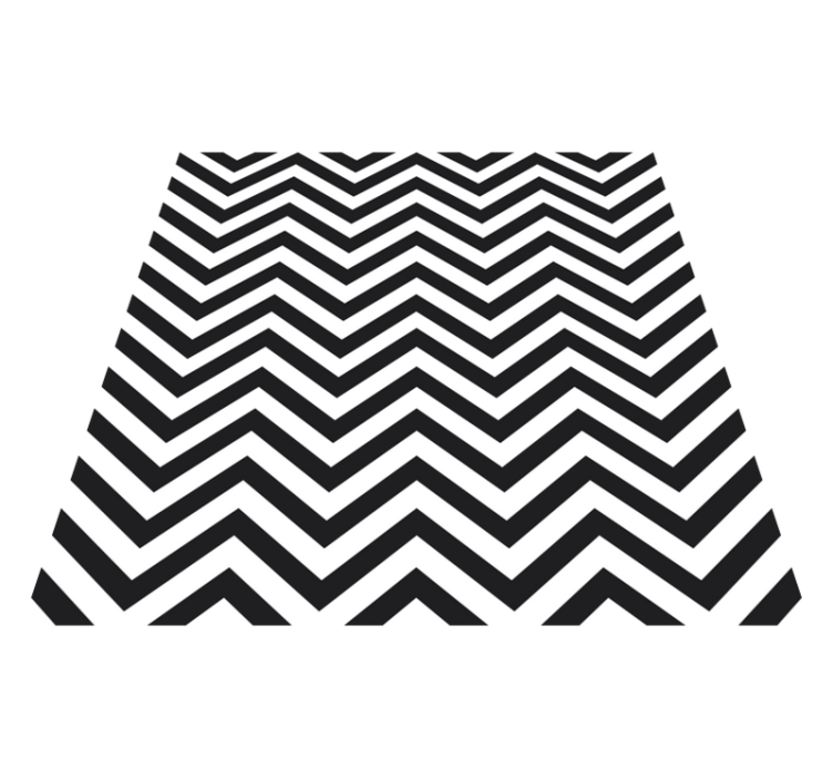 Vinyl Teppich gestreift chevron-streifen-stile - TenStickers