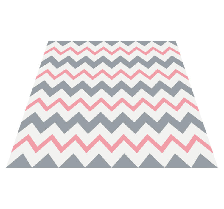 Vinyl Teppich Kinderzimmer chevron-muster-dekor - TenStickers