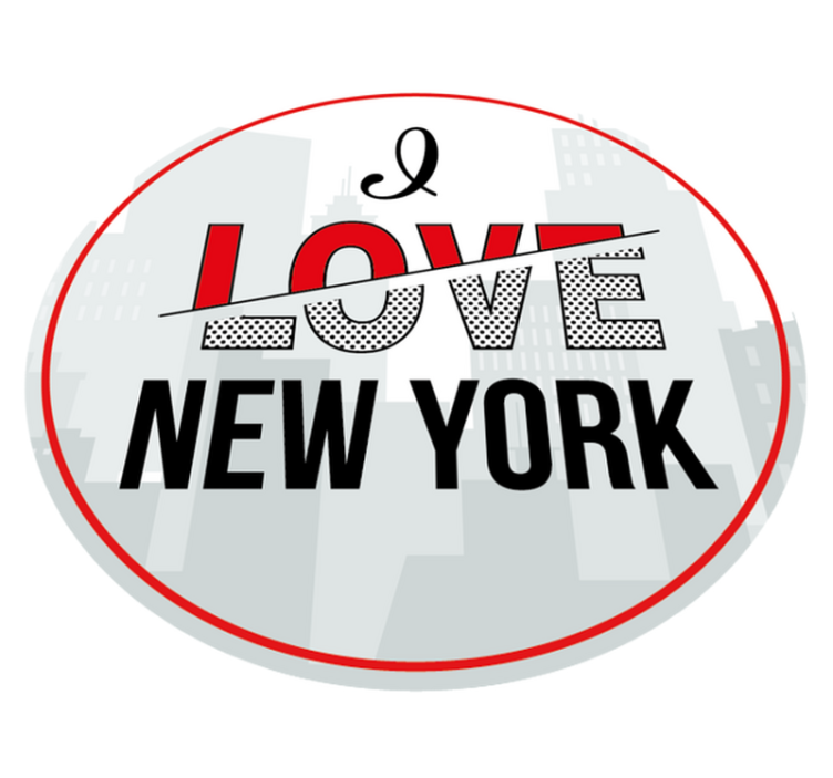 Vinyl Teppich Spruch ich liebe new york - TenStickers