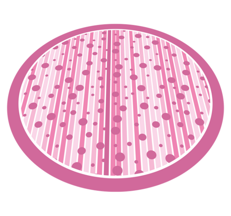 Vinyl Teppich gestreift rosa gestreiftes motiv - TenStickers