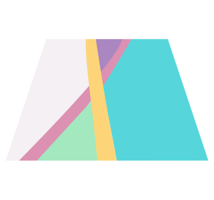 Vinyl teppich modern mit bunten abstrakten schichten - TenStickers