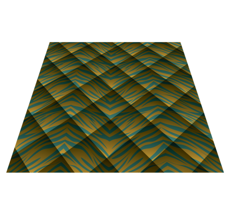 Vinyl teppich tiermuster zebra fusion - TenStickers