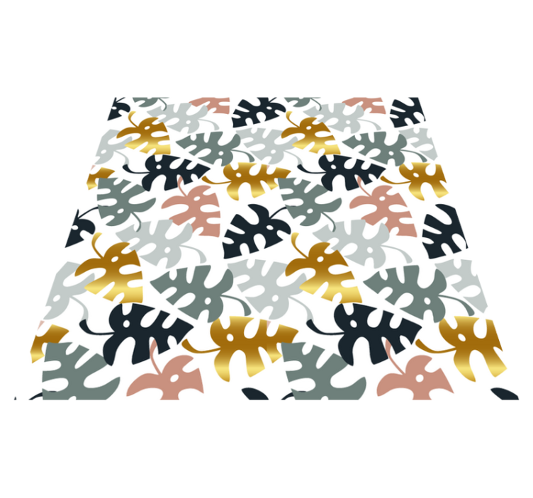 Vinyl teppich natur blattemblem - TenStickers