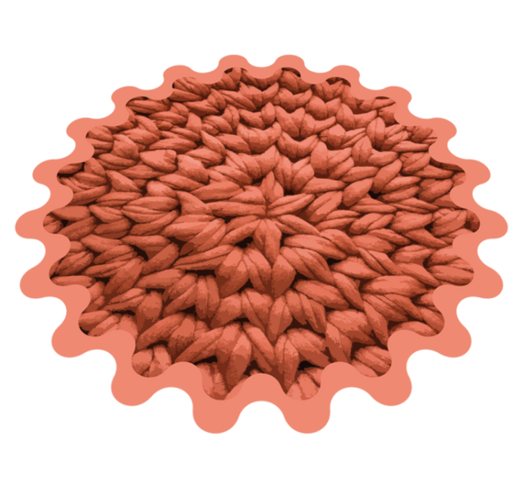 Vinyl Teppich Natur blattmotiv - TenStickers