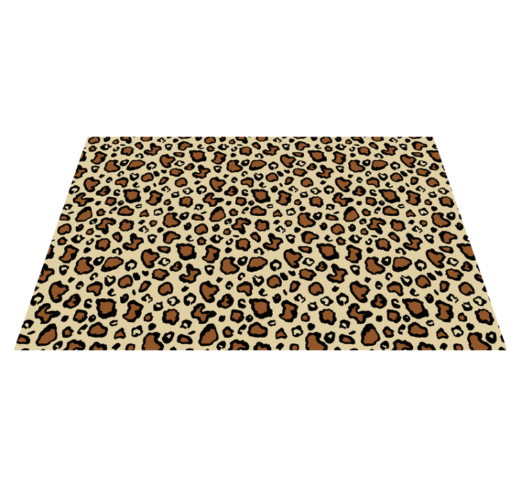 Vinyl Teppich Tiermuster leopardenflecken-motiv - TenStickers