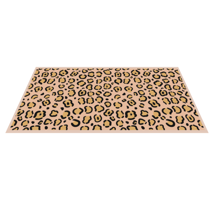 Vinyl Teppich Tiermuster leopardenmusterspiel - TenStickers