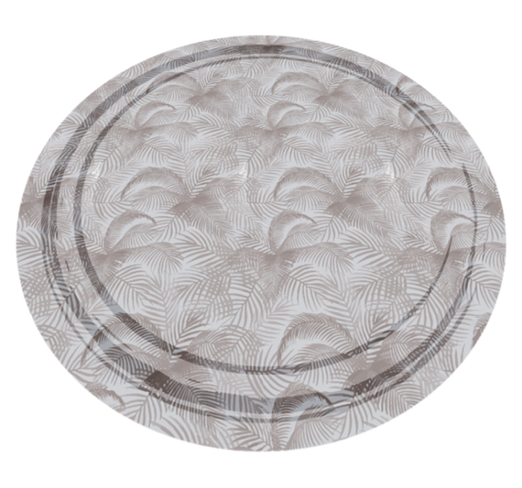 Vinyl Teppich Blumen botanische Überlagerung - TenStickers