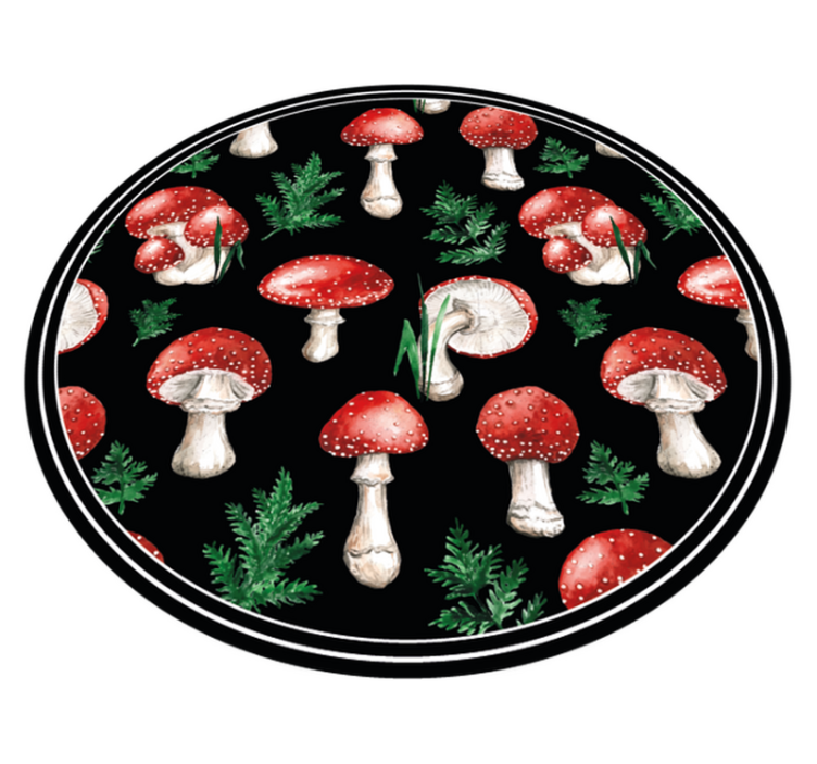 Vinyl Teppich Natur pilz wald motiv - TenStickers