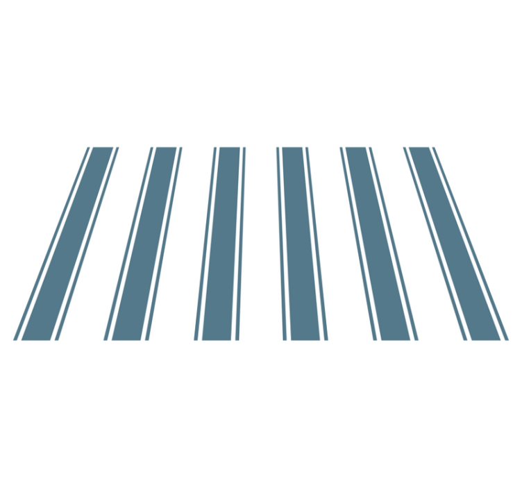 Vinyl teppich gestreift im modernen design - TenStickers