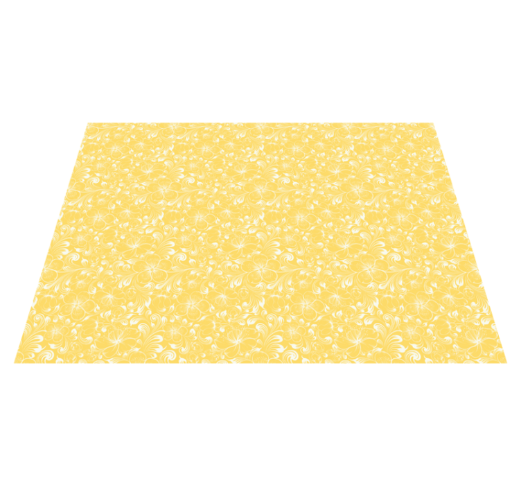 Vinyl teppich blumen mit floralen mustern - TenStickers