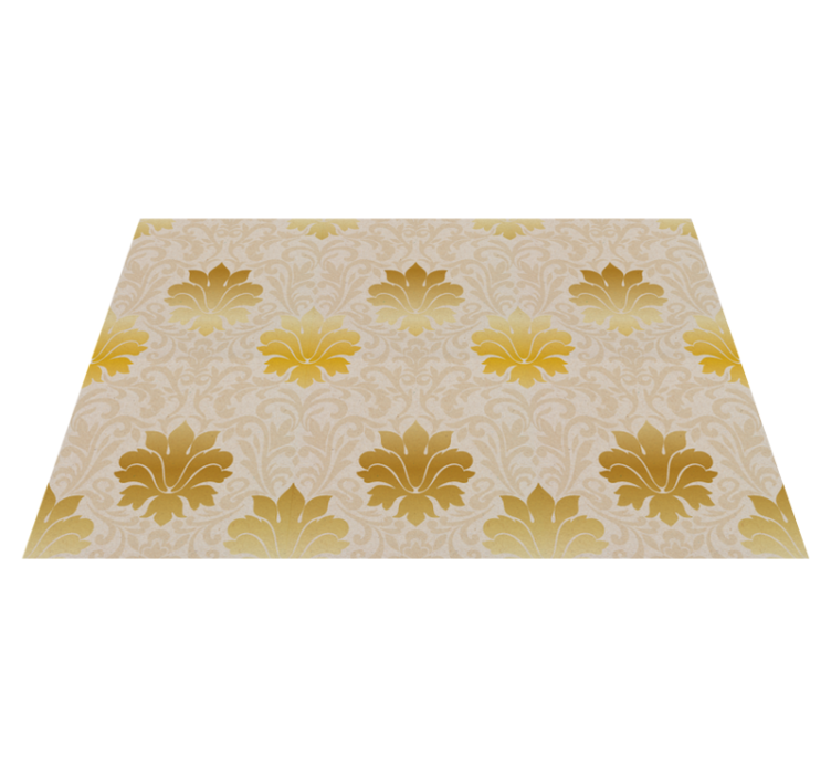 Vinyl Teppich Vintage barockmuster eleganz - TenStickers