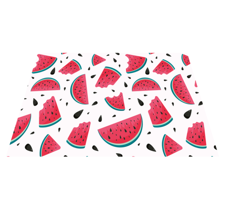 Vinyl Teppich Kinder Wassermelonen - TenStickers