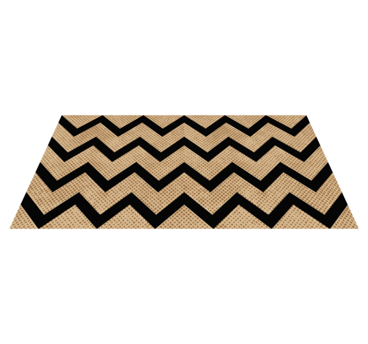 Vinyl Teppich geometrisch chevron-struktur - TenStickers