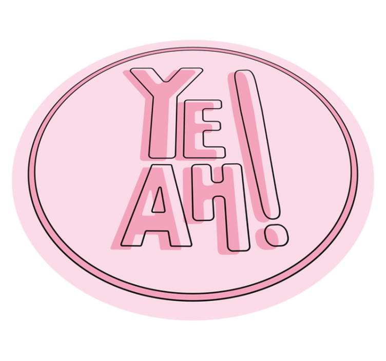 Vinyl Teppich Spruch ausdrucksstarkes textmotiv - TenStickers