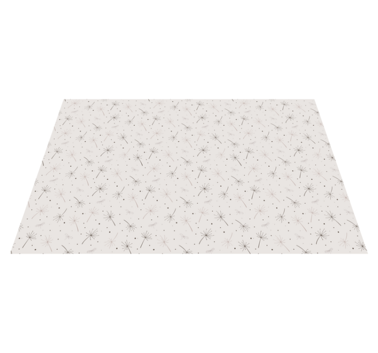 Vinyl Teppich Blumen löwenzahn-muster - TenStickers