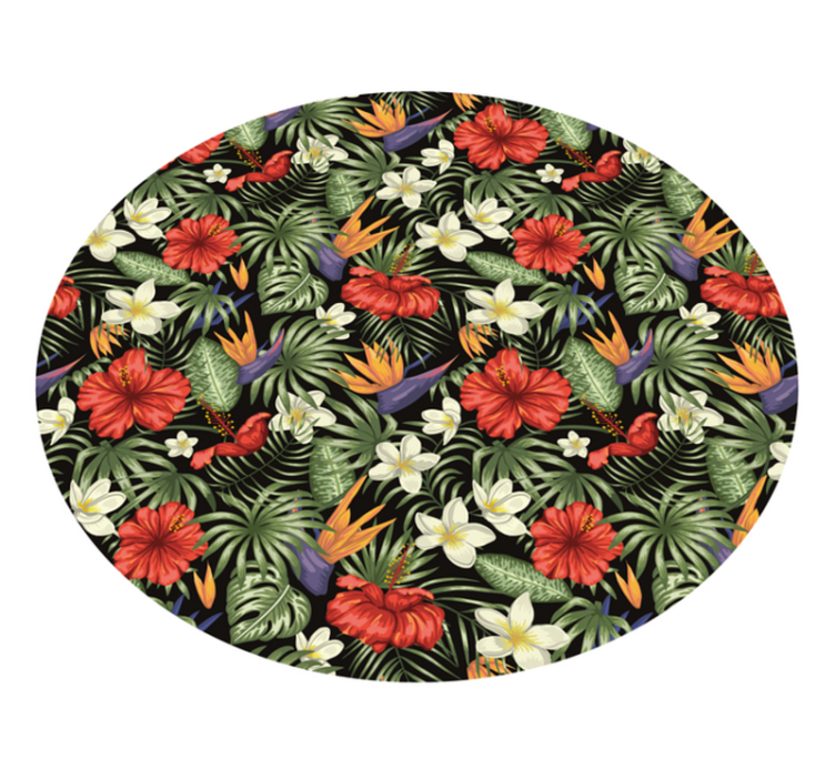 Vinylteppich Natur Tropische Dschungelpflanzen - TenStickers