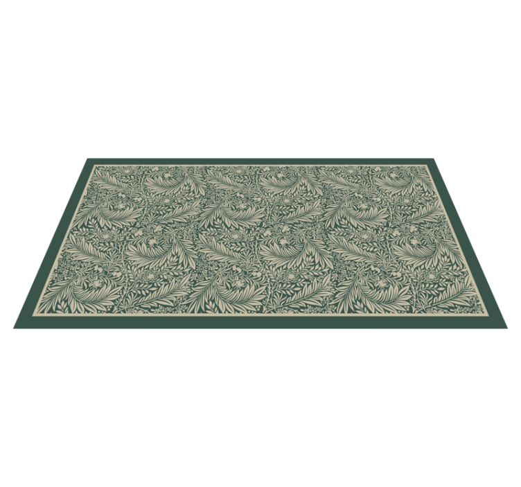 Vinylteppich Vintage Jugendstil Blumenmuster - TenStickers