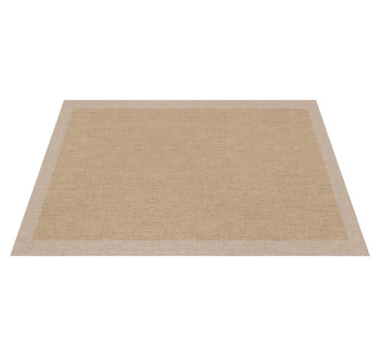Vinyl Teppich minimalistisch teplon beige Natur - TenStickers