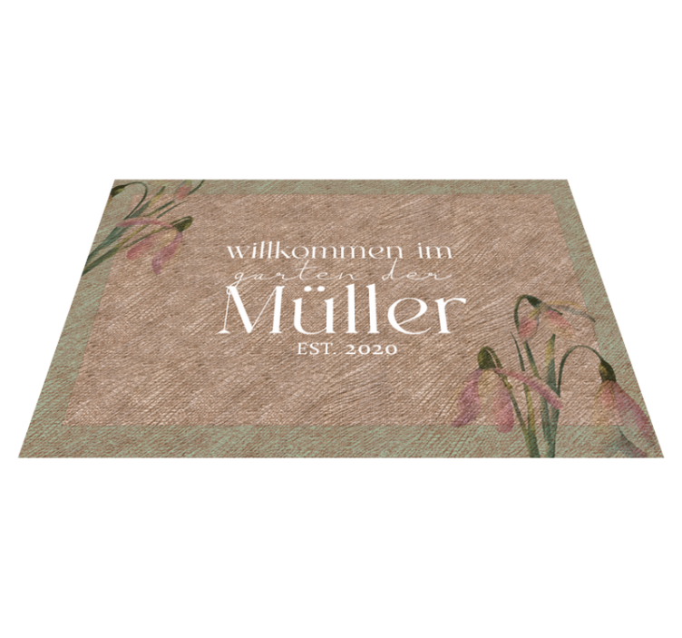 personalisierbarer Vinylteppich - TenStickers