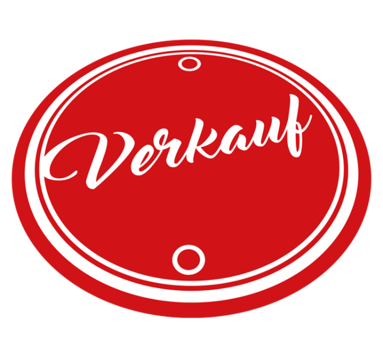 Runder Verkaufs Teppich Vinyl - TenStickers