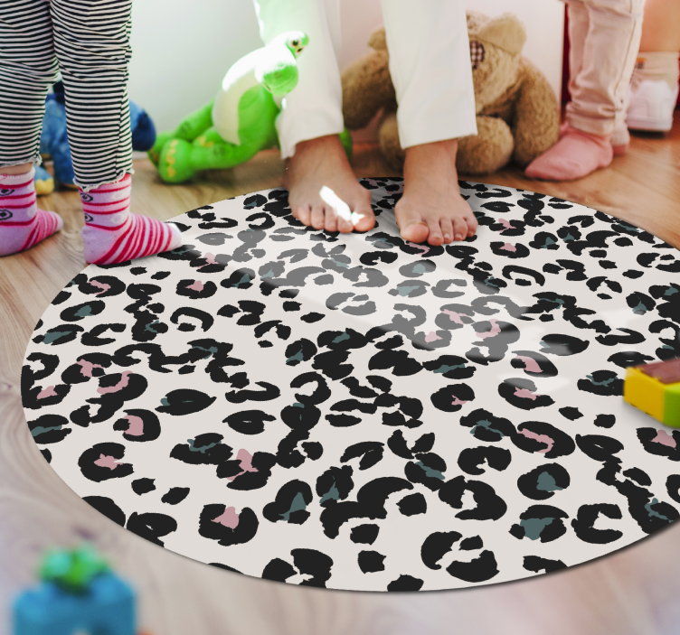 Vinyl teppich tiermuster leopardenflecken muster - TenStickers