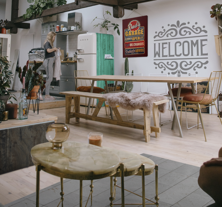 Vinylteppich Textur Beton industriell - TenStickers